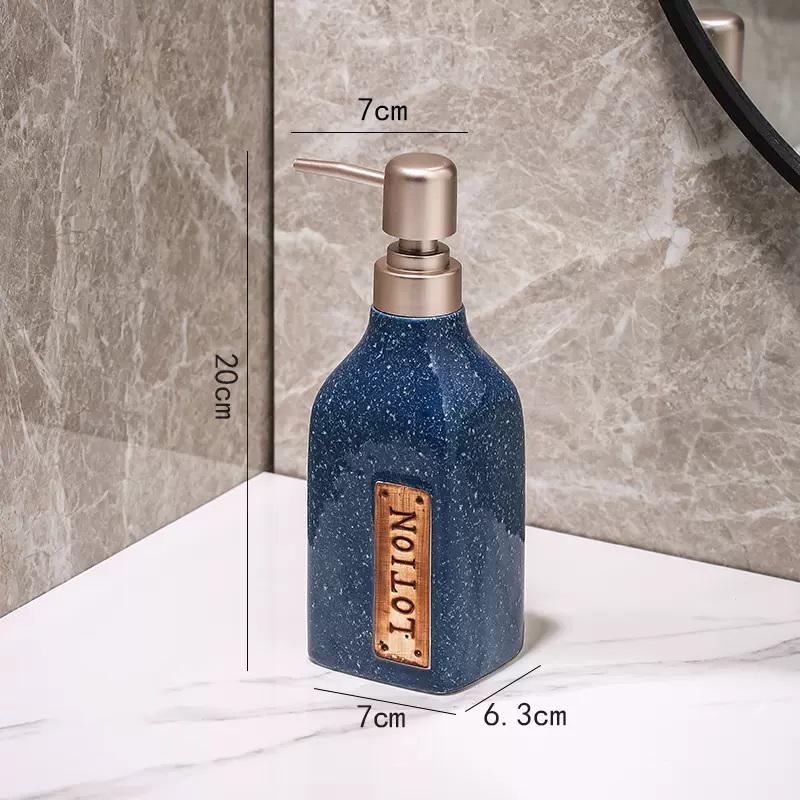 

Керамическая бутылка для жидкого мыла Дозатор для мыла Контейнер для мыла Насос для мыла Дозатор для мыла Заправляемая бутылка для мыла D