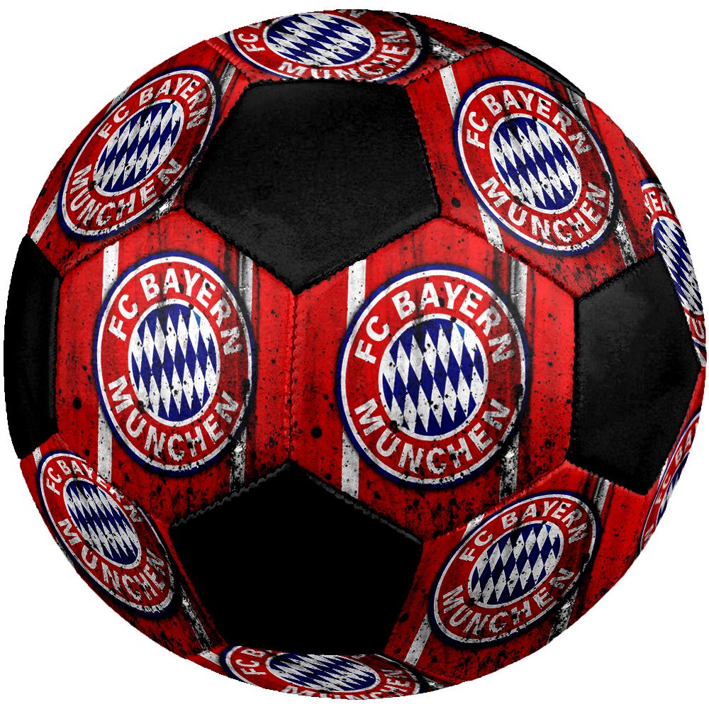 TAGLIA 5 Pallone da Calcio FC Bayern München Colorato Per Tutte le Età Cucito a Macchina PVC Pronto per la Competizione Resistente Alto Rimbalzo