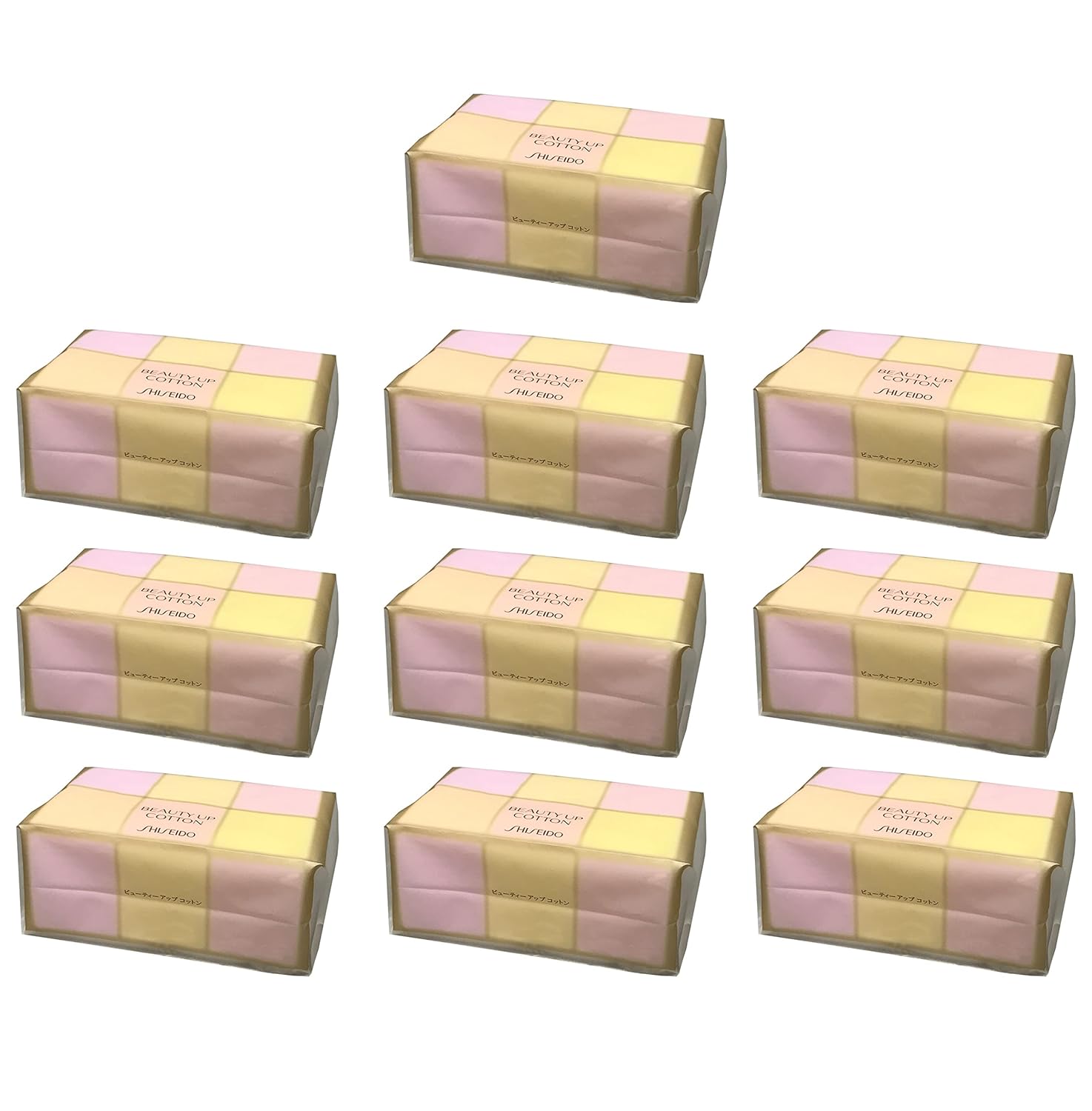Shiseido Beauty Up Cotton F Bulk Purchase (28 sheets x 10)