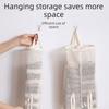 Large Capacity Sock Storage Bag Mesh Pocket Closet Organizer Grocery Bag Holder  Bedroom Storage