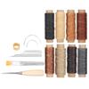 37Pcs Leather Sewing Kit Needles Thread Hand Repair Tools DIY HandMade Craft Set