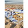 Kinderbadhanddoek - DISNEY - 70 x 140 cm - polyester - veelkleurig (dominante blauwe) - snel drogen