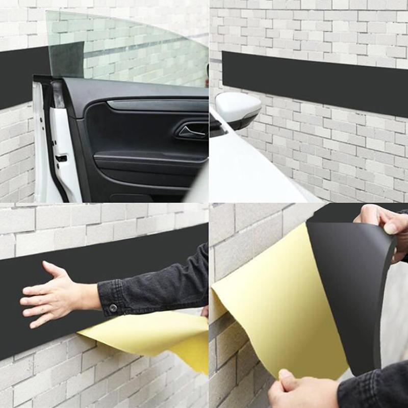 Garage Car Wall Door Protector Rubber Replacement Guard Bumper 100x20cm