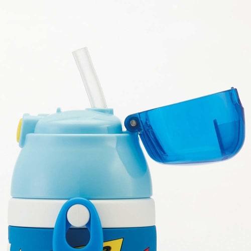 Skater Replacement Cap Unit Children's Straw Water Bottle Parts Blue Straw Sold Separately for SSPV4 P-SSPV4-CU