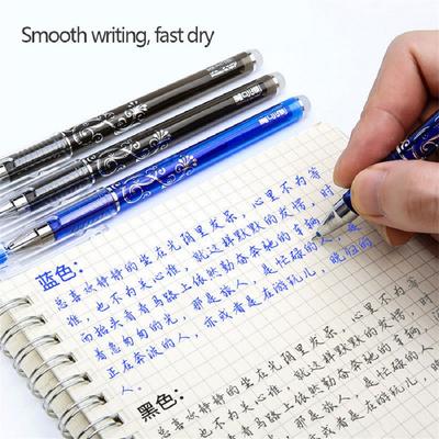 12/13PCS Erasable Gel Pen Set Ballpoint Pens Rod 0.5mm Pen Refills Washable Handle Writing Stationery for School Office Supplies