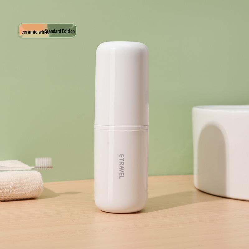 ETRAVEL Portable Travel Toothbrush & Toothpaste Set with Storage Cup for Business Trips