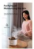 Large Capacity Volcano Bubble Ring Aroma Diffuser Humidifier with Crackle Design for Home Use
