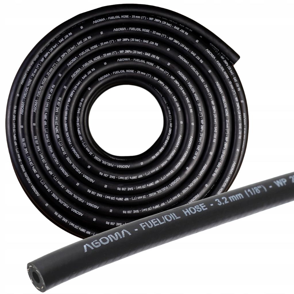 Fuel And Oil Hose 3.2X3.4Mm 20Bar