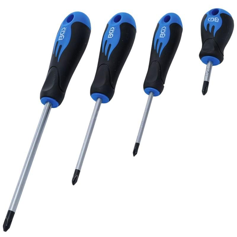 PH Phillips JIS screwdrivers for Japanese motorcycles, set of 4, BGS Technic