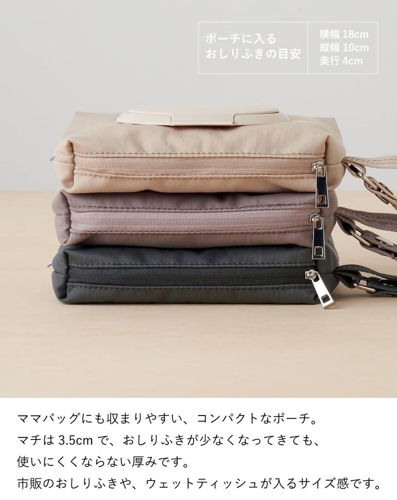 Baby Wipes Pouch with Lid (charcoal Gray)