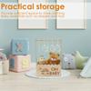 Holz Babyparty-Kiste Schrank Kleinkind Aufbewahrungskiste mit Kleiderbügeln Große Kapazität Spielzeug Aufbewahrungskorb für Badezimmer für Neue Eltern