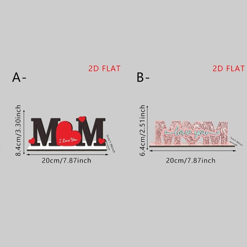 Mother's Day Decorations Decorative Tabletop Centerpieces Mothers Day Signs Mothers Day Gift for Mom from Daughter Son
