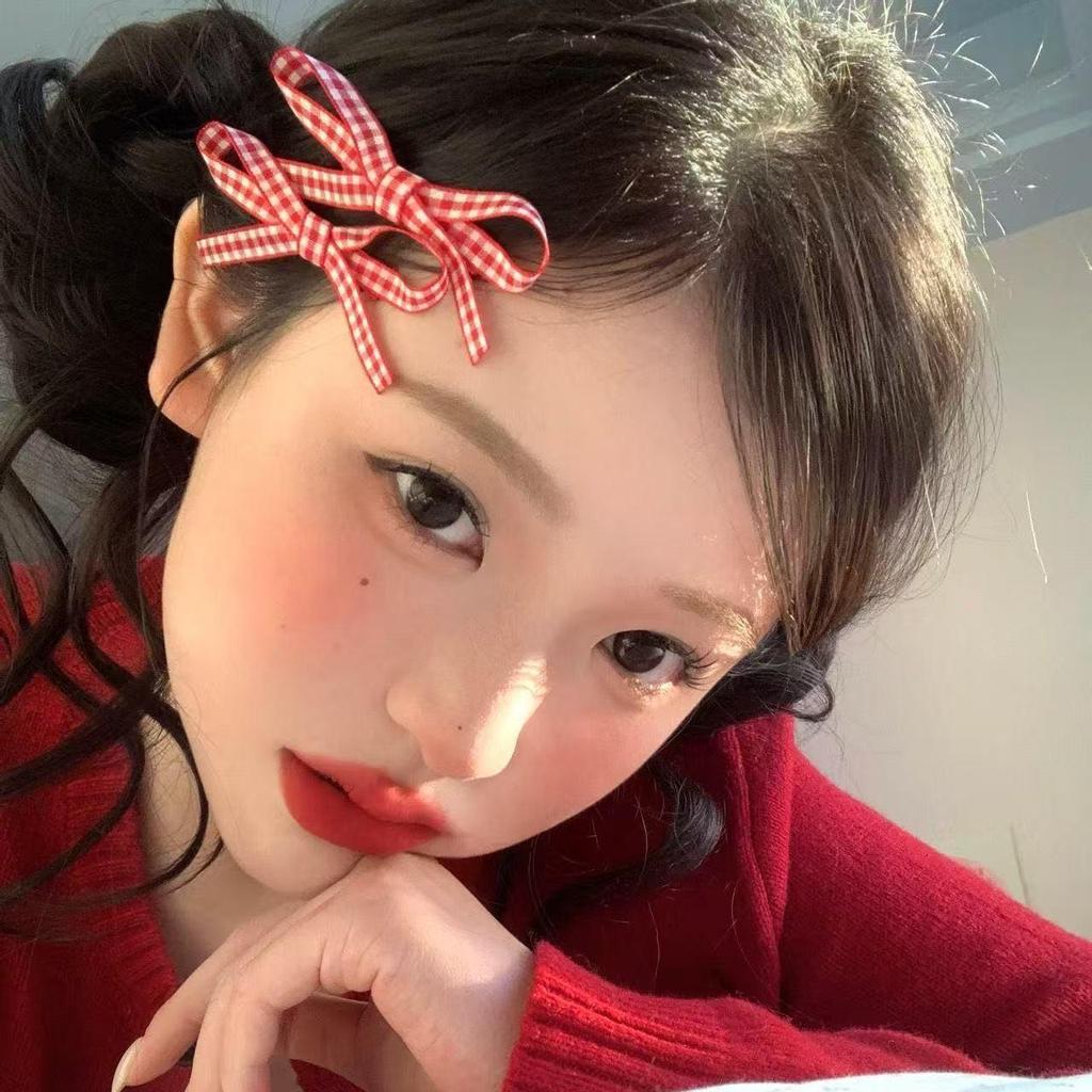 Gentle White Lace Bow Duckbill Clip for Bangs & Ponytails