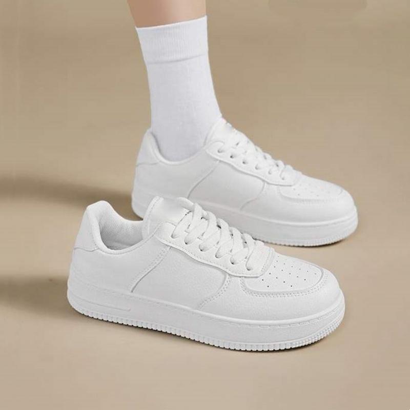 Spring/Autumn Round Head Thick Bottom Anti Slip Casual Sports Shoes Fashion New Style Breathable Elegant Flat Shoes for Women