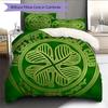 Motif Écusson du Celtic FC Literie Décoration de Maison Cadeau d'Anniversaire (1 housse de couette + 2 taies d'oreiller, sans garniture.)
