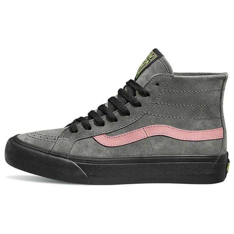 Vans Sk8 Deco Comfortable Versatile Durable High-Top Skate Shoes Unisex Sneakers Gray VN0A4BX6SKQ