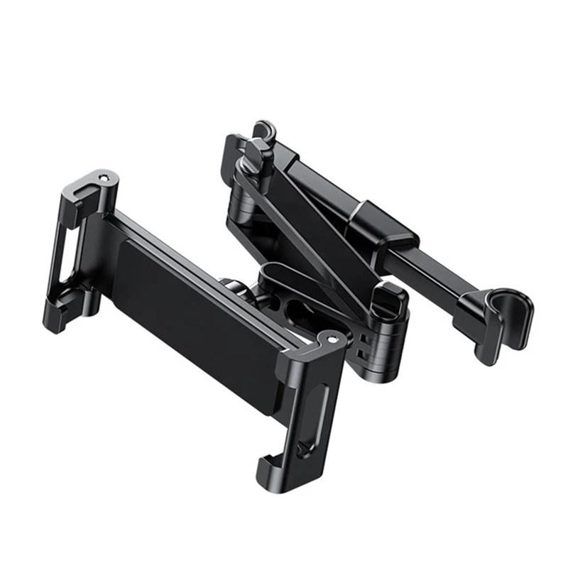 

Телескопическая задняя подушка автомобиля, держатель для телефона, вращающаяся подставка для автомобильного сиденья, подголовник, кронштейн для телефона, планшета 5-13 дюймов чёрный