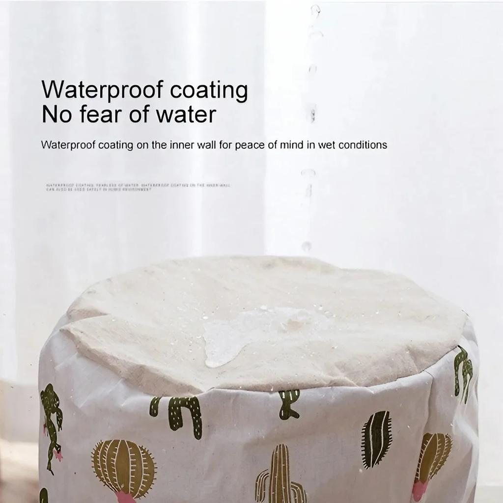 Portable Waterproof Folding Laundry Basket Organizer For Dirty Clothes Storage Bag Home Use 1PC