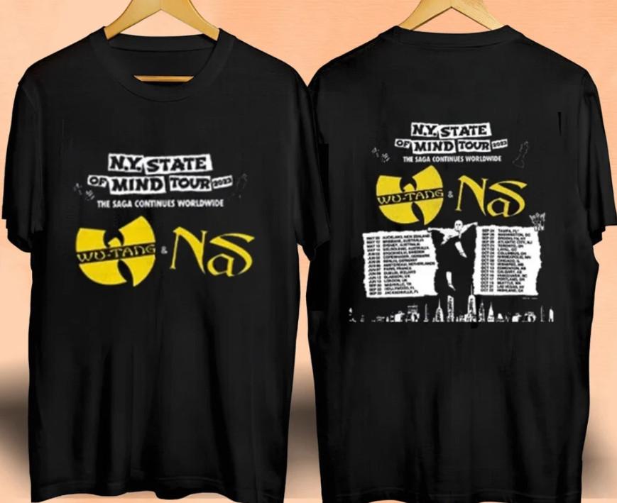 Wu-tang and Nas Tour Shirt