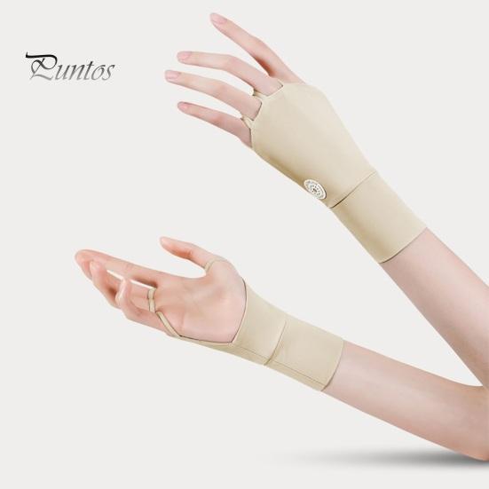 1 par de luvas de golfe de proteção solar de verão respiráveis para homens e mulheres esportes ao ar livre proteção UV luvas de seda gelada sem dedos capa de proteção solar