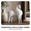 Abstract Horse Figurine Minimalist Decorative Artistic for Wine Cabinet