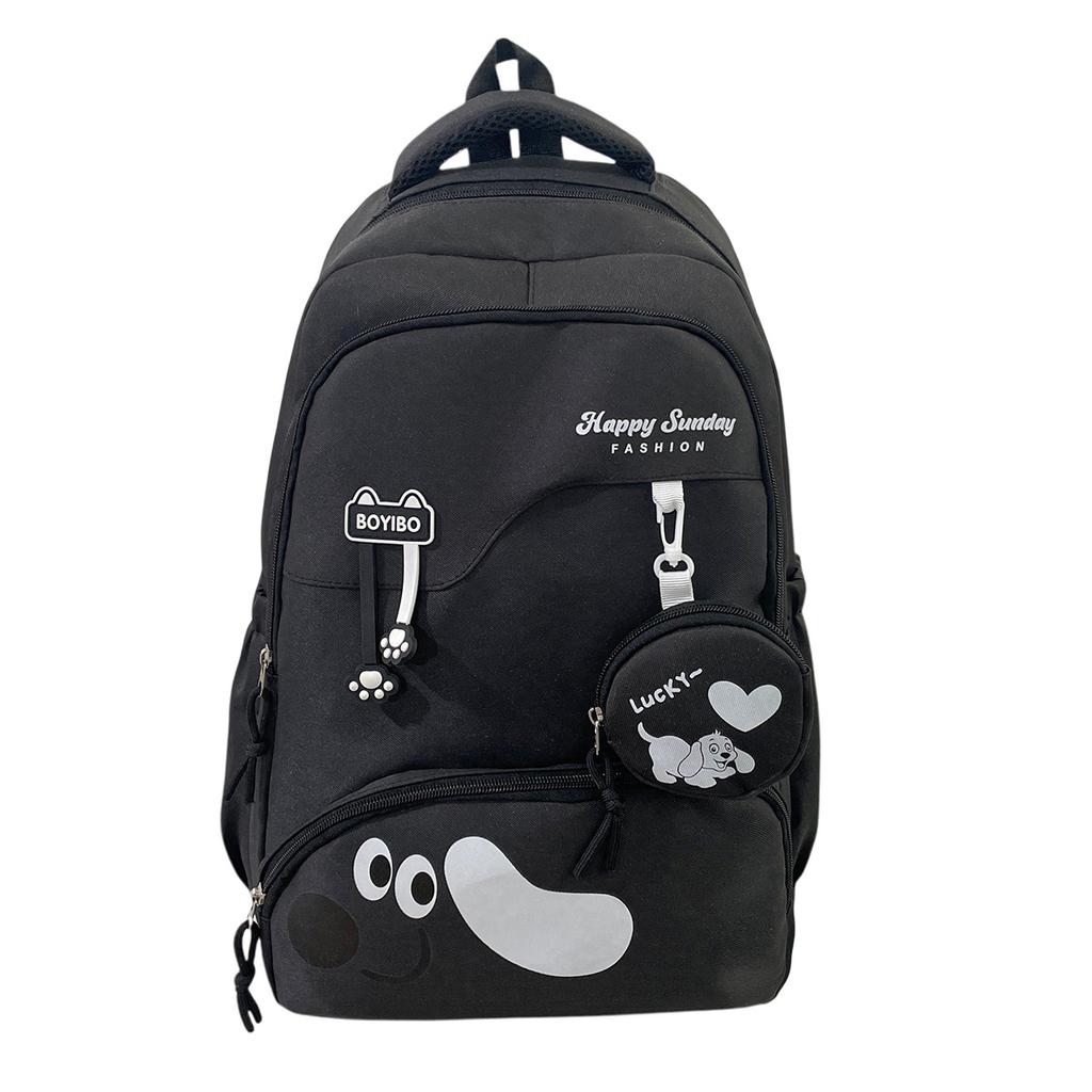 Schoolbag new middle and high school schoolbag cartoon dog storage bag mother and child bag casual high value cute backpack backpack