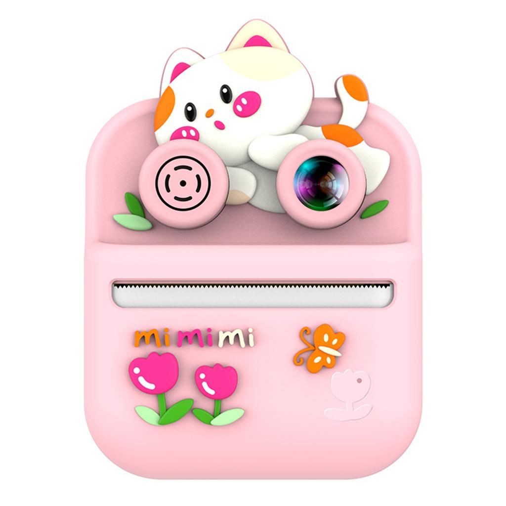 Kids Instant Print Camera for Kids Digital Print Camera 1080P HD Video Camera with 2 Rolls Print Paper for 14+ Year Olds Toddler