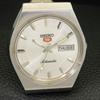 JAPAN VINTAGE SEIKO 5 AUTOMATIC 6309A MENS SILVER COLOR DIAL WATCH A701648-5 R206c-a701648