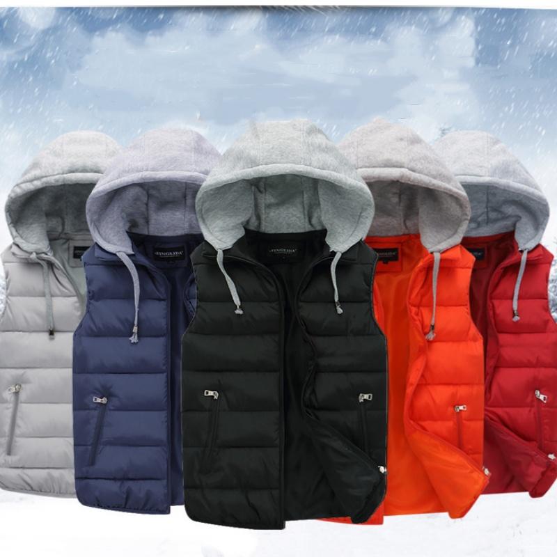 Autumn and Winter Tooling Cotton Vest Shirt Jacket Men's Cotton Vest Thickened Couple Cotton Vest Women's