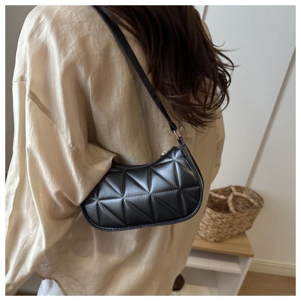 Niche Design Casual Handbag, Vintage Simple Shoulder Underarm Bag Fashion Daily Commute Crossbody Purse