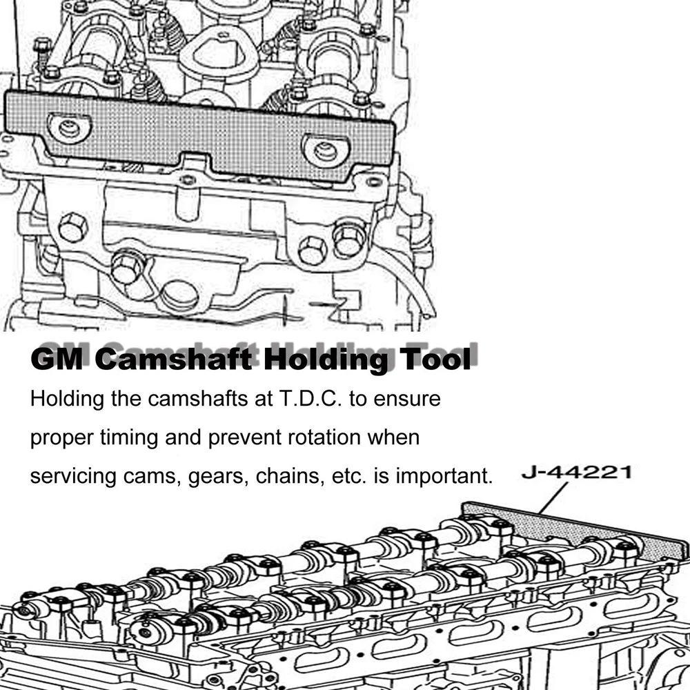 Camshaft Holding Tool Cam Holder Retaining Tool Kit J-44221 for Chevrolet Chevy GMC Envoy G-M IN-LINE 6 CYL