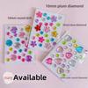 Mini Princess Gem Stickers: Cartoon Diamond Acrylic for Kids' DIY Rewards