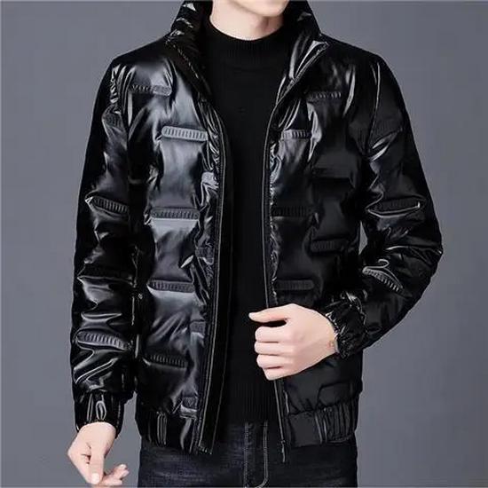 Men's 2022 Winter Short Down Cotton Jacket - Trendy, Shiny, Warm, and Thick