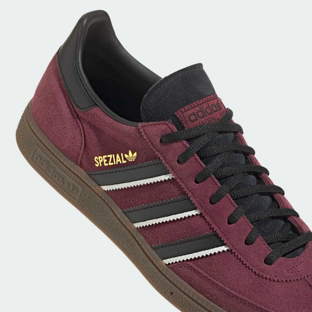 IG6184 Adidas Originals Handball Spezial Maroon Core Black Crystal White (Men's)