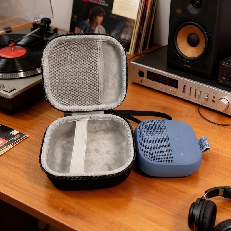 Travel Speaker Cover With Sealed Zippers Water Resistant Exterior And Interior Mesh Pocket For SLM 2nd Gen