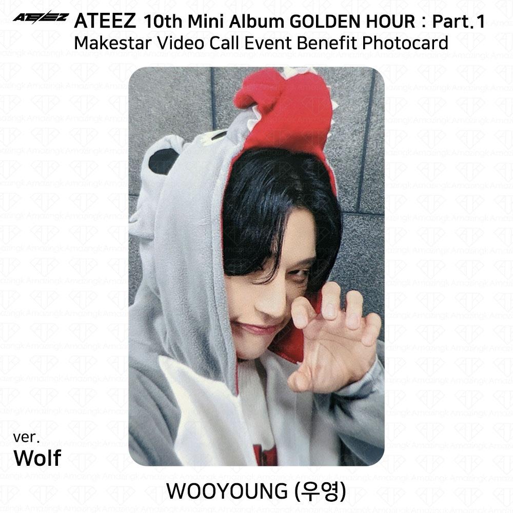 ATEEZ 10e mini album Golden Hour Part.1 Makestar Last Fan Sign Event Photocard