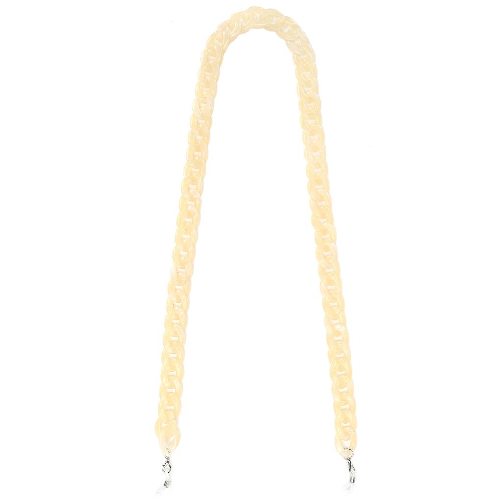 AntiLost MouthMuffle Chain Lanyard Sunglasses Eyeglasses Reading Glasses Holder Chain(Beige )
