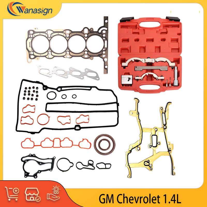 Engine Head Gasket Set Turbo Timing Tool Kit Fit 1.4 L L4 GAS A 14 NET LUJ For 2011-2015 GM Chevrolet Cruze DOHC VIN-B C 9 1.4L