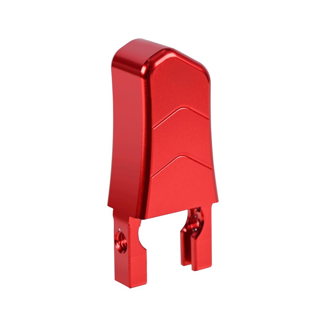 2PCS Car Adjustment Rods Seat Release Lever Knob Latch Handle Side Red Black Aluminum Alloy For Ford Mustang 2005 2006-2014