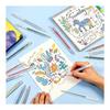Gel ballpoint glitter pen 60 colors set