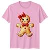 Gingerbread Person Christmas Holidays Unisexs TShirt Unisexs Tee Graphic Unisex Top