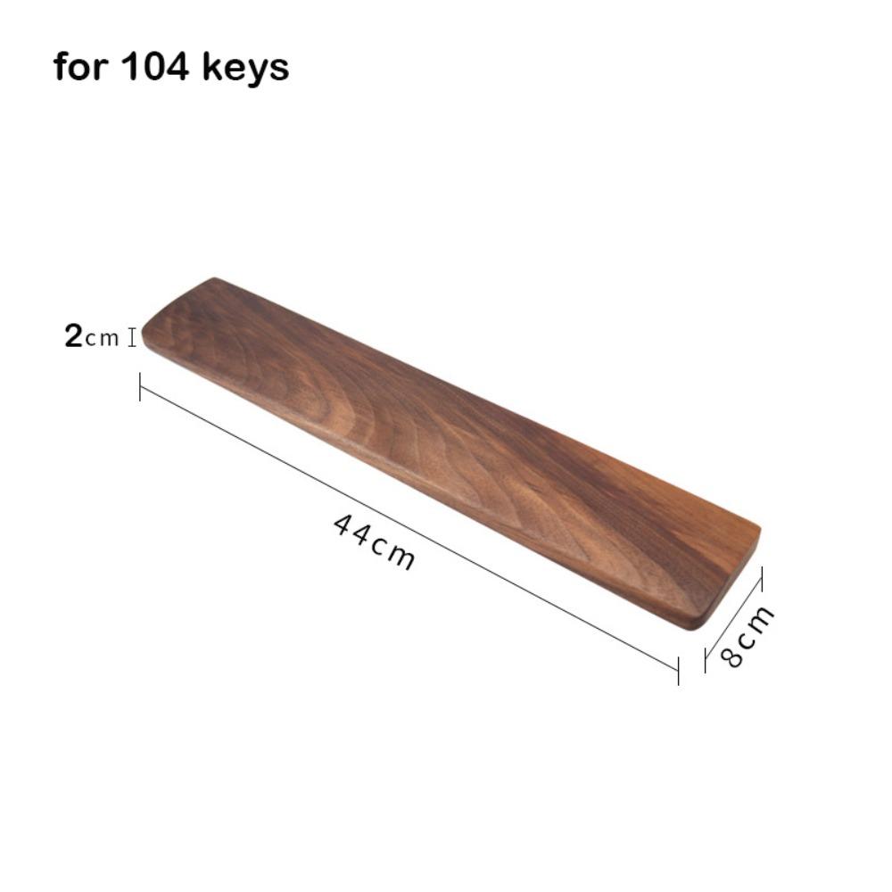 Wooden Rest Palm Pad for 60/87/104 Keys Mechanical Keyboard Pad New Keyboard Wrist Rest