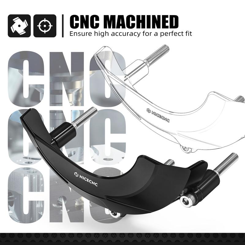 NICECNC Für Suzuki DRZ400S DRZ 400 S 2000-2024 DRZ400SM DRZ 400 SM 2005-2024 Motorrad Motor Kupplungsschutz Zündabdeckung