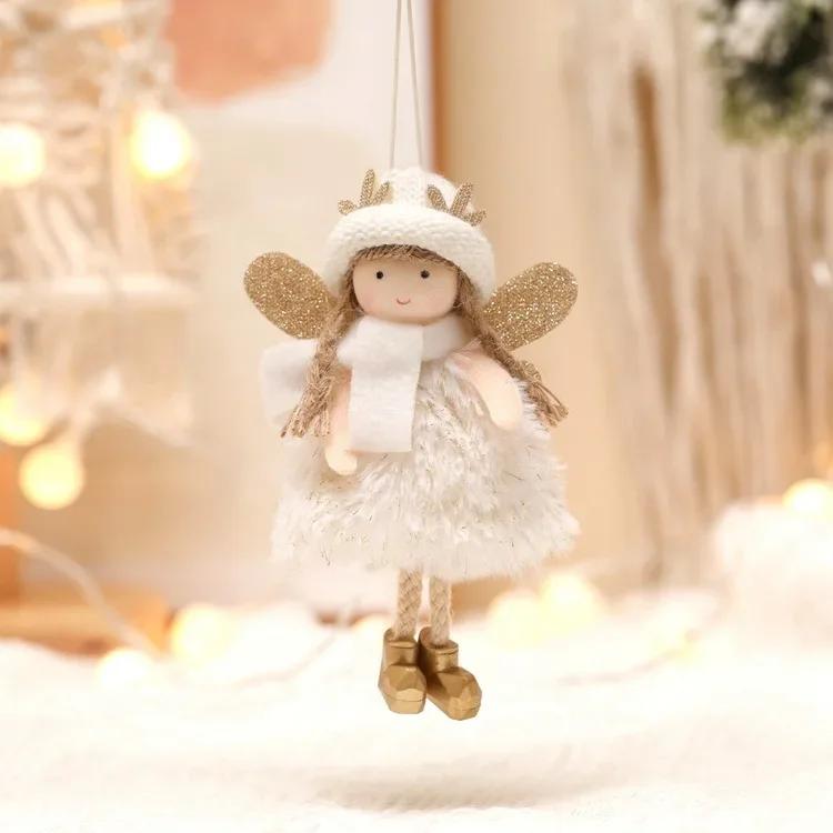 Christmas Tree Decor Xmas Tree Hanging Decoration 2026 New Year Christmas Angel Hanging Ornament Angel Doll Hanging Ornament