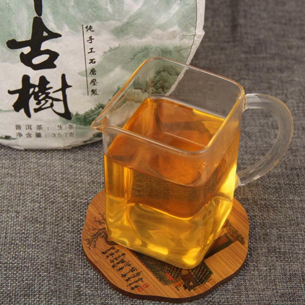 Old Ancient Tree Mingqianchun Handmade Tea Health Drink Sheng Cha Cha Puerh Tea
