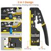 Proster RJ45 Crimping LAN Connector Crimping Compatible with LAN CAT6 Connector Protective Replacement Japanese Instruction Manual Compatible with