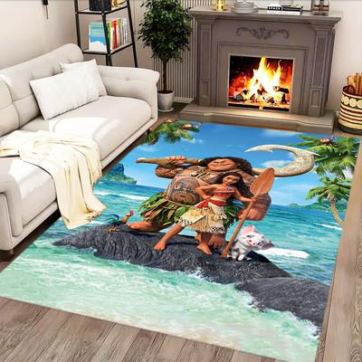 Moana's Adventure On The Waves Rug for Living Room Rug, Bedroom, Study Room, Hallway Decoration, Perfect for Home Decoration or Holiday Gifts