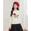 IEF Petite Korean-Style Loose Knit Sweater