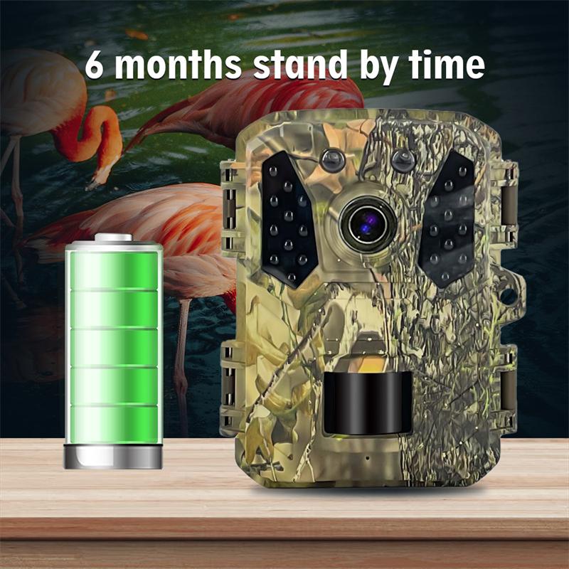 1080p Jagd-Hinterkamera Wildkamera mit Nachtsicht Mobile Start Outdoor-Hinterkamera Ip65 Wasserdicht Wildtier-Scouting