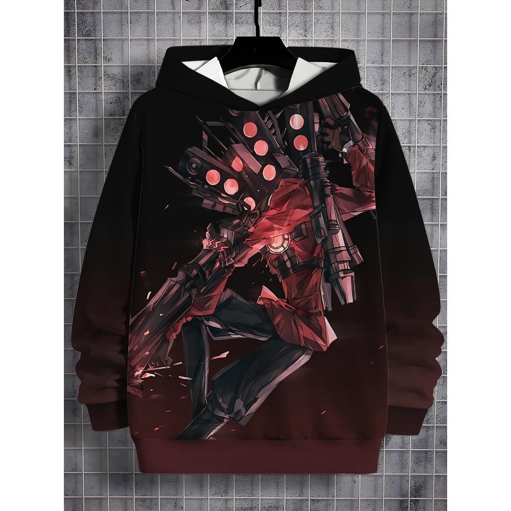 Skibidis 3D Print All Seasons Children Casual Sweatshirt Cool Pullover Tops Unisex Clothes Boy Girl Hoodies